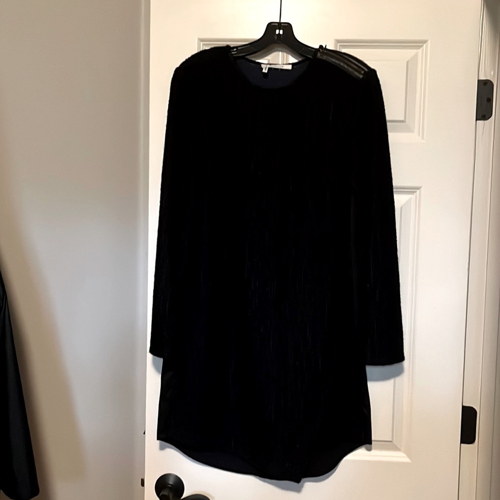 Derek Lam black dress - long sleeved hits right above the knee